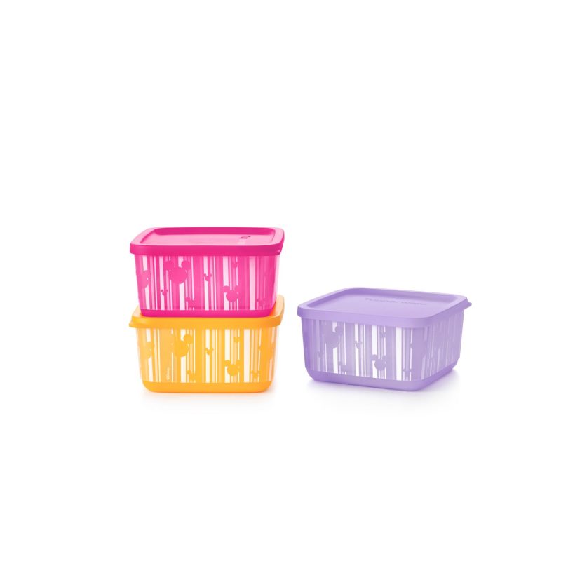 Set Recipiente Cubix Disney 650 ml (3 buc.)