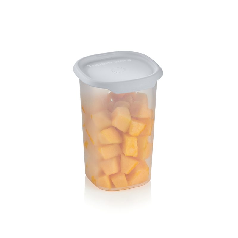 Set Recipiente Oblo Pătrate capac gri (3 buc.) - imagine 3