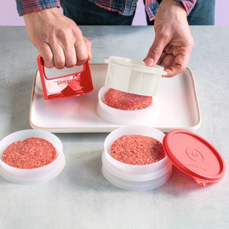 Set pentru Hamburger - Presă Hamburger + Set Frigo-Hamburger (4 buc. individuale) - imagine 14