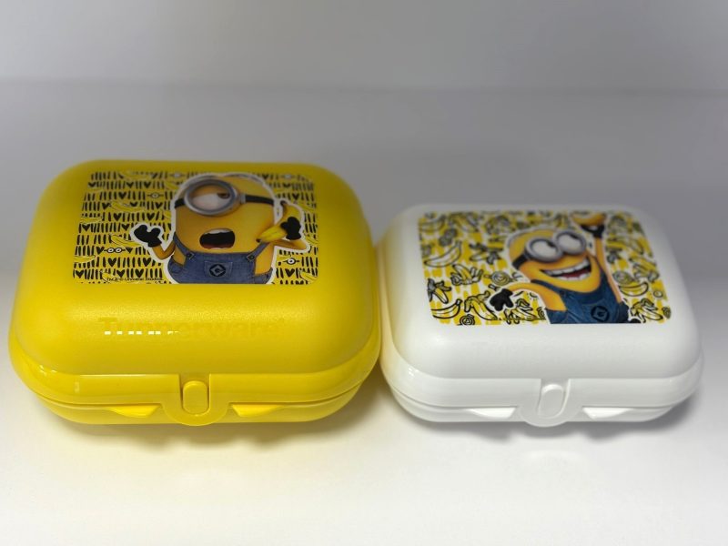 Set Scoici Minion medii (2 buc) alb-galben