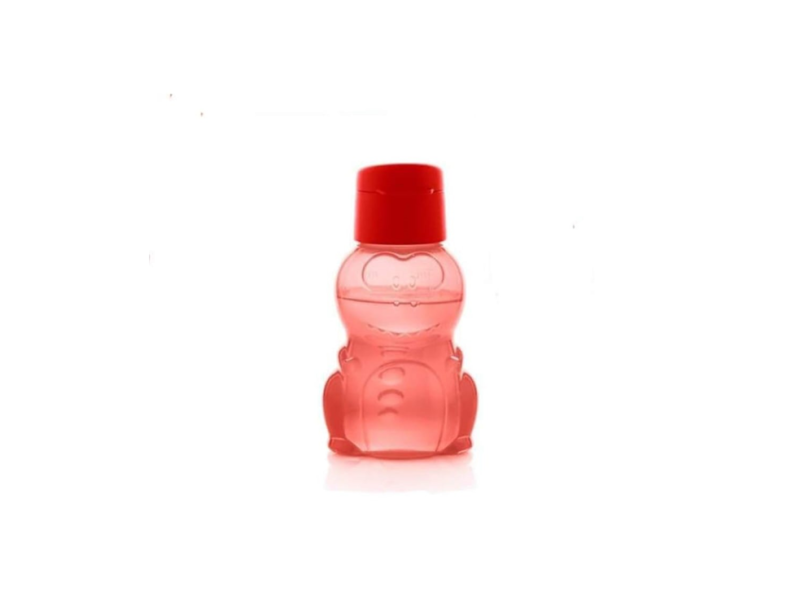 Sticla Dinozaur 350 ml roșie capac click