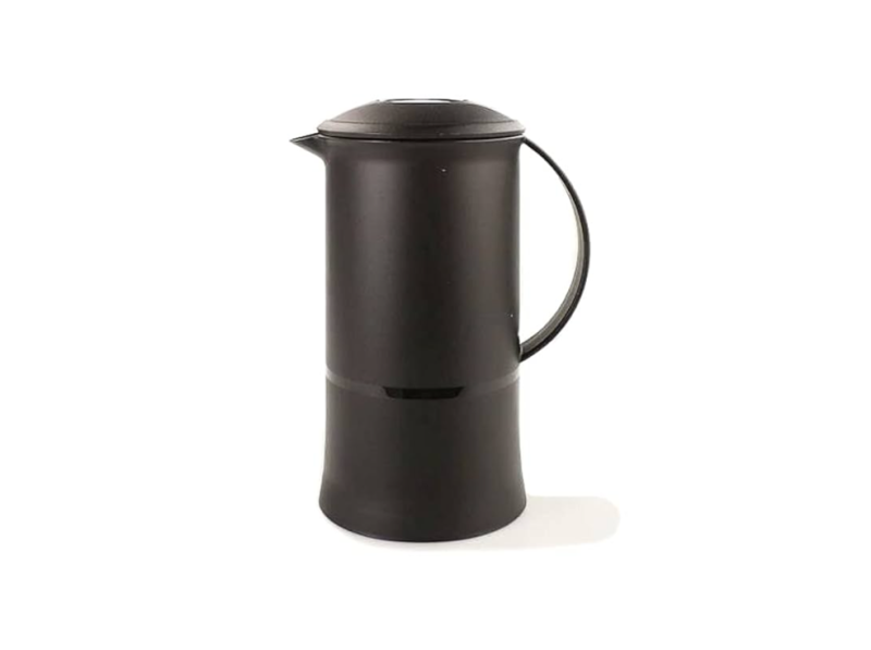 Termos Junior 600 ml negru cu recipient interior de sticlă
